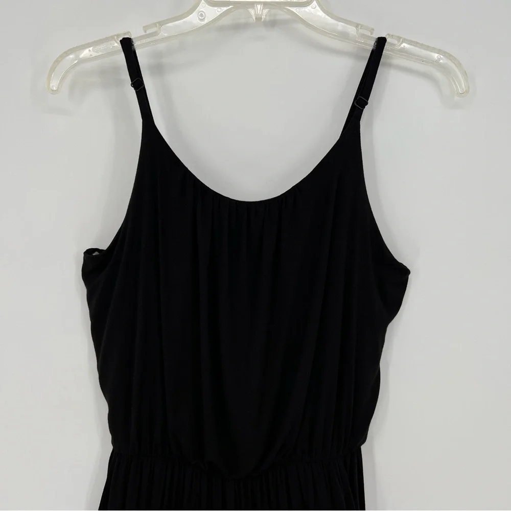 Gilli Jumpsuit Womans Black Wide Leg Jumper Adjustable Straps Soft Stretch NEW - Picture 4 of 7